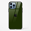 Dark Green Glass Case for iPhone 14 Pro