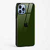 Dark Green Glass Case for iPhone 15 Pro