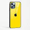 Yellow Glass Case for iPhone 14 Pro