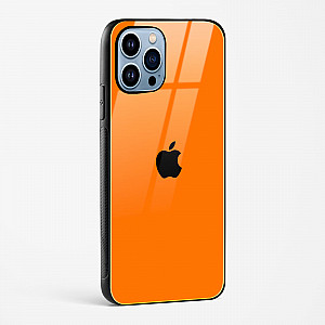 Orange Glass Case for iPhone 14 Pro