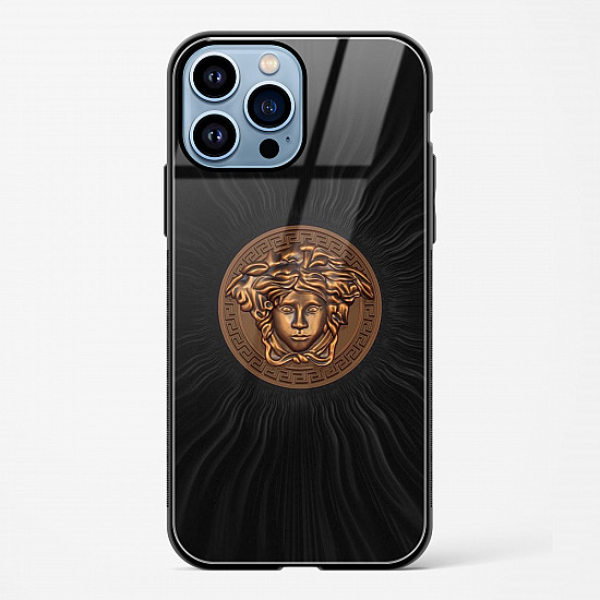 Versace Glass Case for iPhone 15 Pro