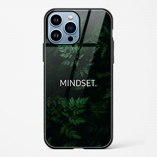 Mindset Quote Glass Case for iPhone 15 Pro