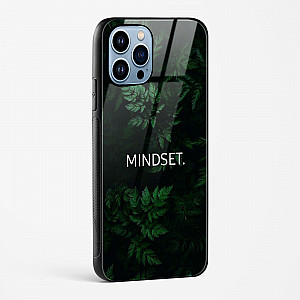 Mindset Quote Glass Case for iPhone 15 Pro
