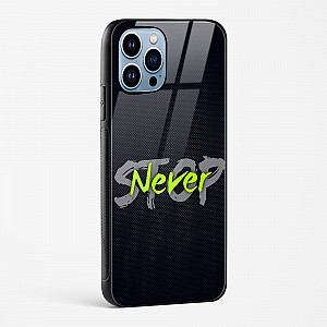 Stop Never Glass Case for iPhone 15 Pro