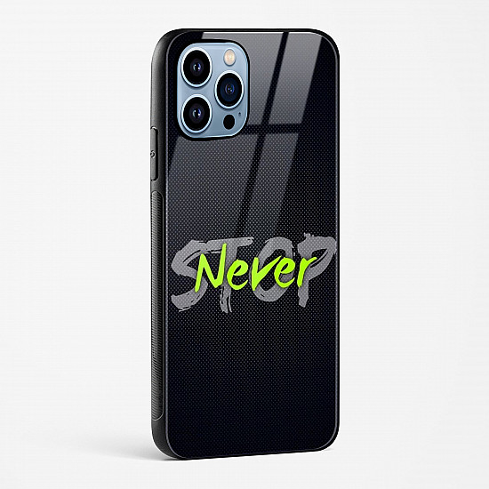 Stop Never Glass Case for iPhone 14 Pro