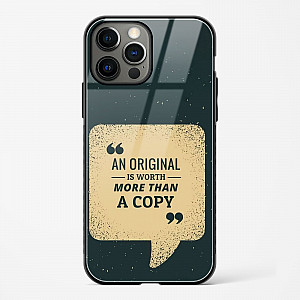 Original Is Worth Glass Case Phone Cover For iPhone 15 Pro Max