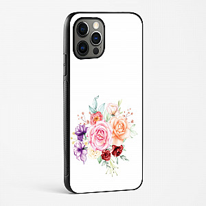 Flower Design Abstract 1 Glass Case Phone Cover For iPhone 15 Pro Max