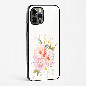 Flower Design Abstract 2 Glass Case Phone Cover For iPhone 15 Pro Max