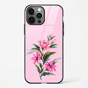 Flower Design Abstract 4 Glass Case Phone Cover For iPhone 15 Pro Max