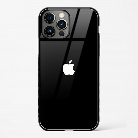 Rich Black Glossy Glass Case for iPhone 14 Pro Max
