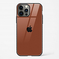 Brown Glass Case for iPhone 14 Pro Max
