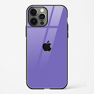 Purple Glass Case for iPhone 15 Pro Max