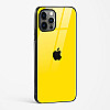 Yellow Glass Case for iPhone 14 Pro Max