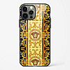 Versace Design Glass Case for iPhone 14 Pro Max