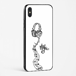 My Music Glass Case Phone Cover For iPhone X