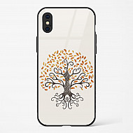 Oak Tree Deep Roots Glass Case Phone Cover For iPhone X
