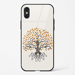 Oak Tree Deep Roots Glass Case Phone Cover For iPhone Xs Max
