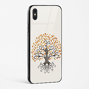Oak Tree Deep Roots Glass Case Phone Cover For iPhone XS