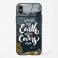 Travel Quote Glass Case Phone Cover For iPhone XS