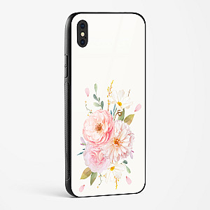Flower Design Abstract 2 Glass Case Phone Cover For iPhone XS
