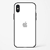 Pure White Glossy Glass Case for iPhone X