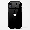 Rich Black Glossy Glass Case for iPhone X