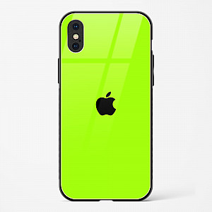 Neon Green Glass Case for iPhone X
