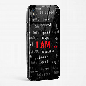 Affirmation Glass Case for iPhone X