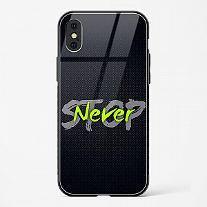 Stop Never Glass Case for iPhone X