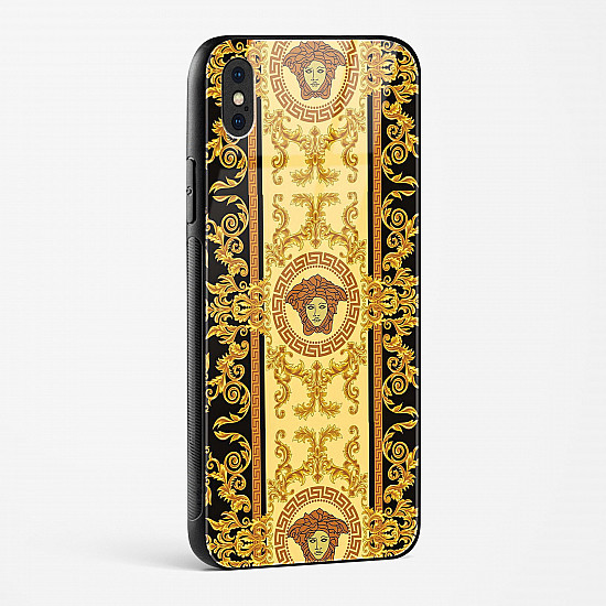 Versace Design Glass Case for iPhone X