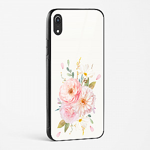 Flower Design Abstract 2 Glass Case Phone Cover For iPhone XR