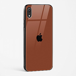 Brown Glass Case for iPhone XR