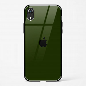 Dark Green Glass Case for iPhone XR