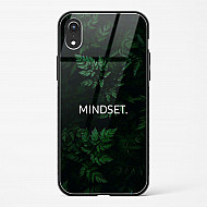Mindset Quote Glass Case for iPhone XR