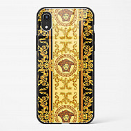 Versace Design Glass Case for iPhone XR