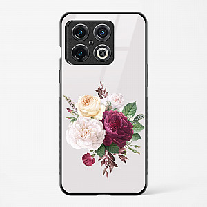Glass Case For OnePlus 10 Pro 5G - Flower Design Abstract 3