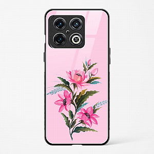 Glass Case For OnePlus 10 Pro 5G - Flower Design Abstract 4