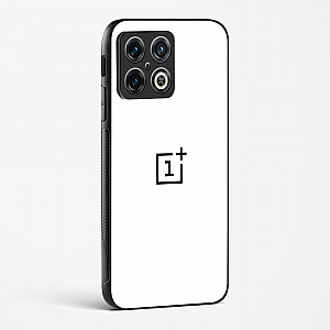 Pure White Glossy Glass Case for OnePlus 10 Pro 5G