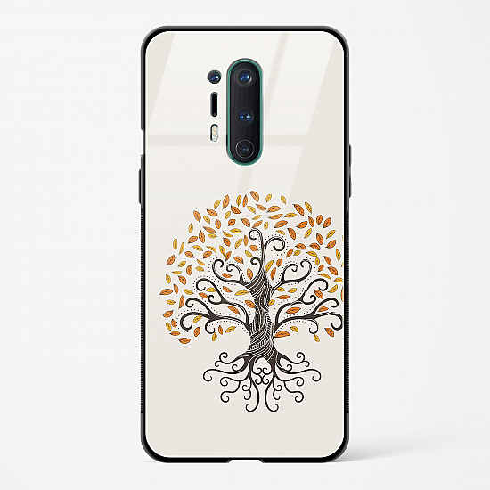 Glass Case For OnePlus 8 Pro - Oak Tree Deep Roots