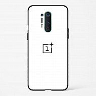 Pure White Glossy Glass Case for OnePlus 8 Pro