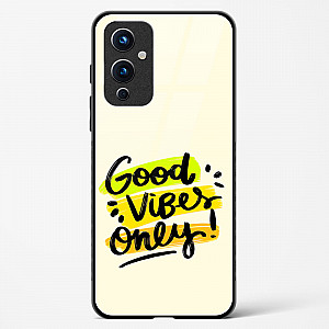 Glass Case For OnePlus 9 - Good Vibes Only