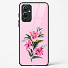 Glass Case For OnePlus 9 - Flower Design Abstract 4
