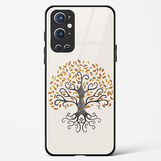 Glass Case For OnePlus 9 Pro - Oak Tree Deep Roots