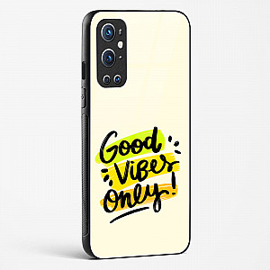 Glass Case For OnePlus 9 Pro - Good Vibes Only