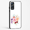 Glass Case For OnePlus 9 Pro - Flower Design Abstract 1