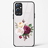 Glass Case For OnePlus 9 Pro - Flower Design Abstract 3
