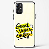 Good Vibes Only Glass Case For OnePlus 9R