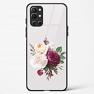 Flower Design Abstract 3 Glass Case For OnePlus 9R