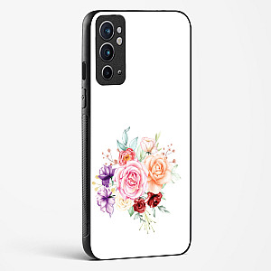 Flower Design Abstract 1 Glass Case For OnePlus 9RT
