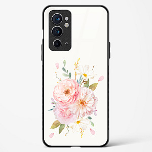 Flower Design Abstract 2 Glass Case For OnePlus 9RT
